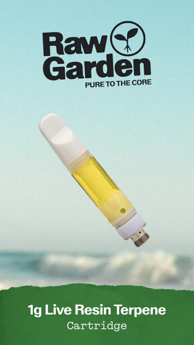 Raw Garden Live Resin Cartridge Blue Dream 1g (sativa, live resin cartidge)