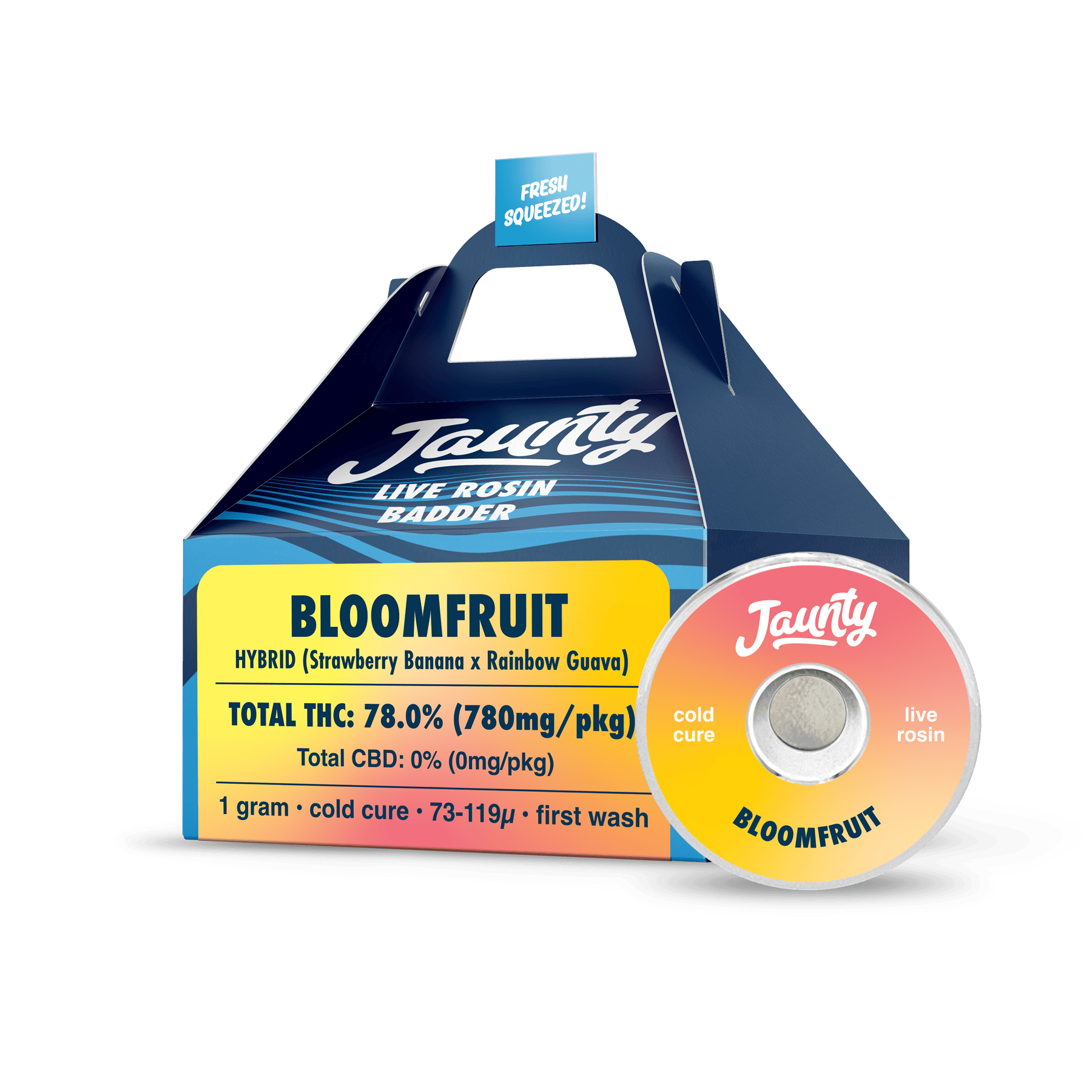 Jaunty | Bloomfruit Live Rosin Badder | Concentrate | 1g