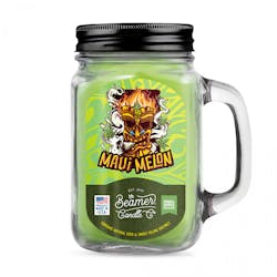 Beamer Candle Co | 12oz Glass Mason Jar Candle - Maui Melon