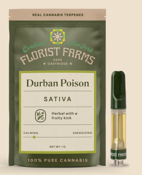 Florist Farms Durban Poison | Vape Cartridge| 1 g - Stoops