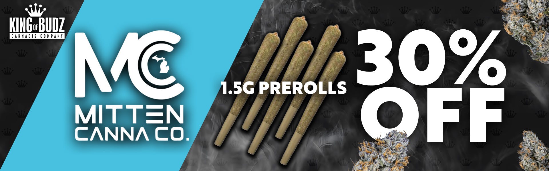 Mitten Canna - 1.5g Preroll - 30 Percent Off