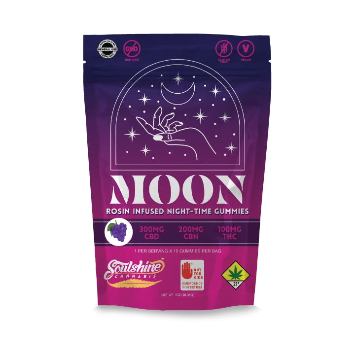 Moon Infused Night Time Gummy 3:2:1 Grape | 600mg