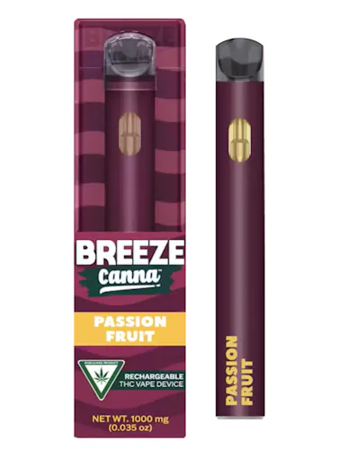 Breeze Canna Passion Fruit Rechargeable Vape Rec-active