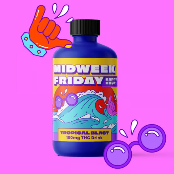 Tropical Blast Drink 4oz 100mg