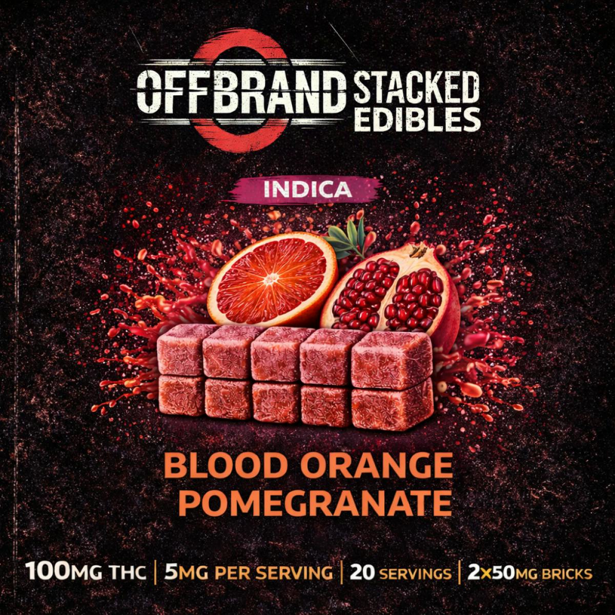 Product Blood Orange Pomegranate (H) Gummies | Edibles | 100mg