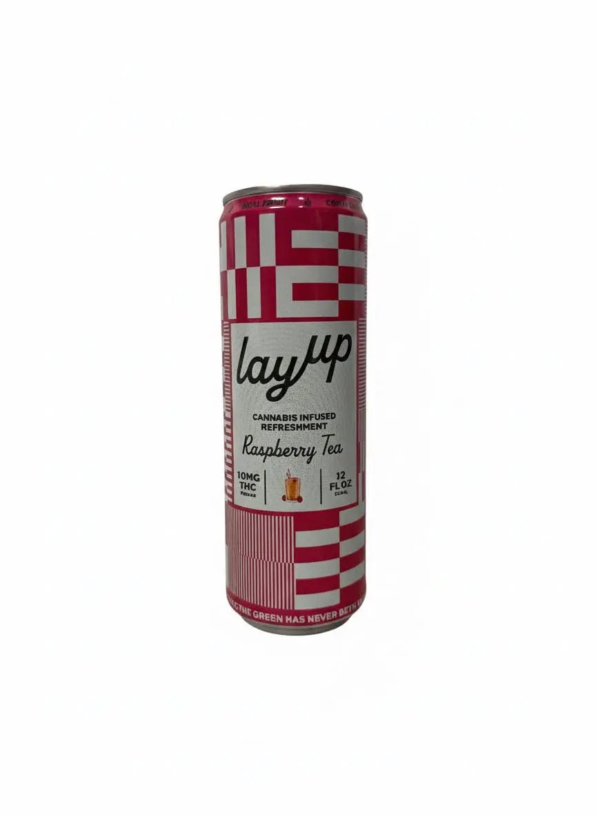 LayUp Raspberry Tea - Infused Beverage - 10mg THC 12oz