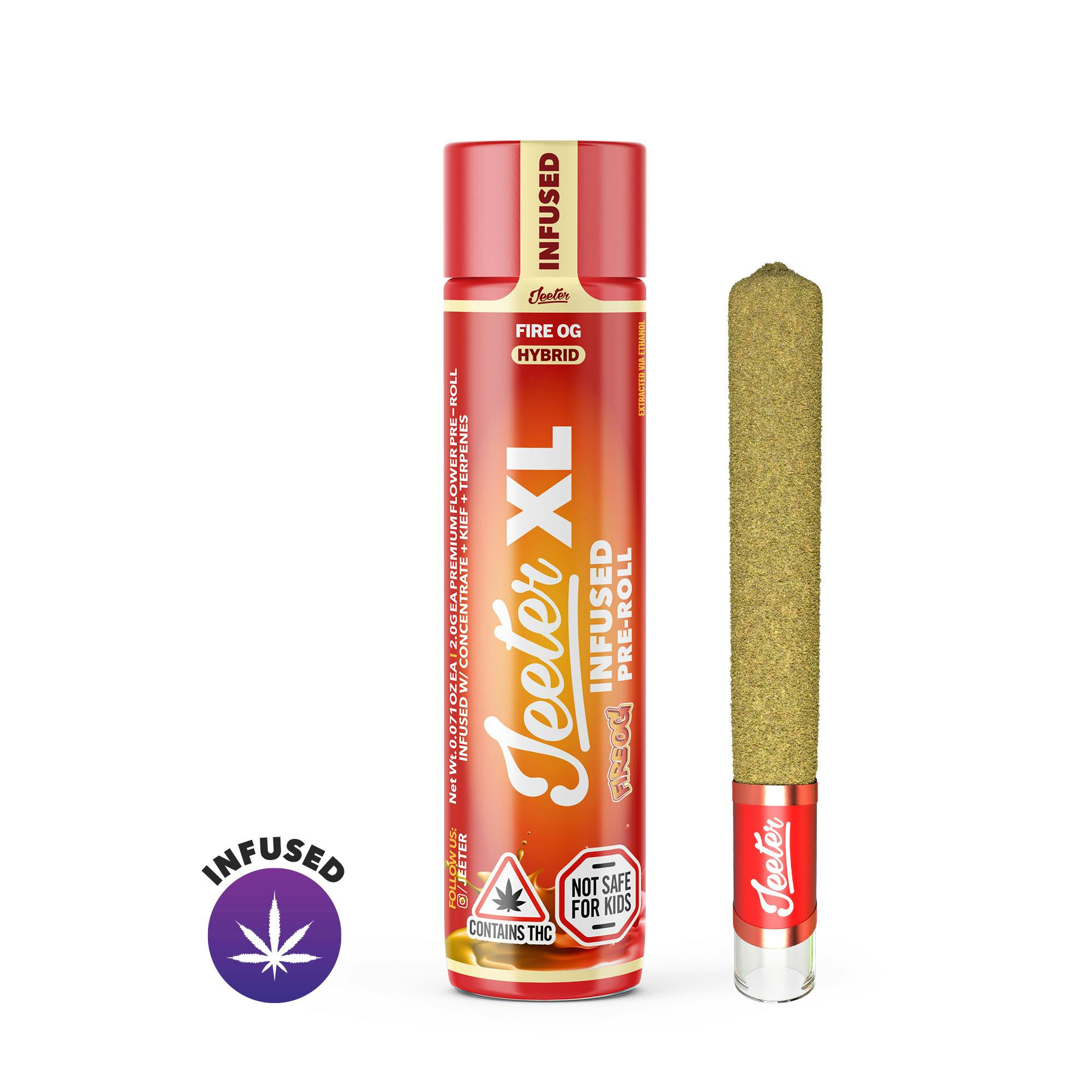 Product Fire OG Jeeter XL Infused Pre-Roll | 2g