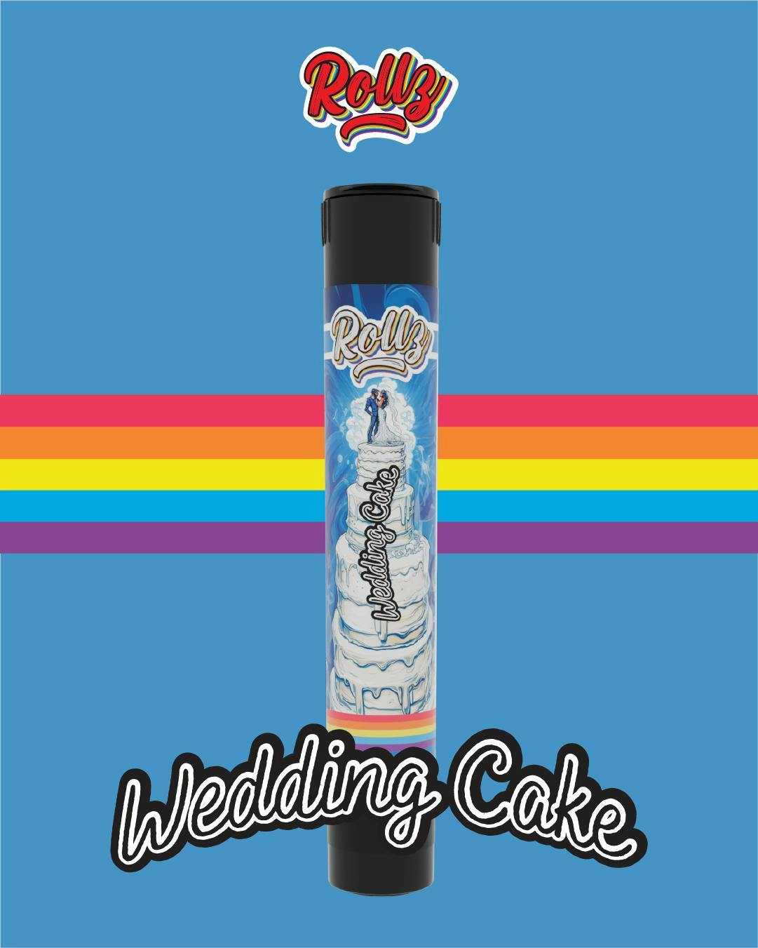 Rollz - 1g Infused Preroll - Wedding Cake