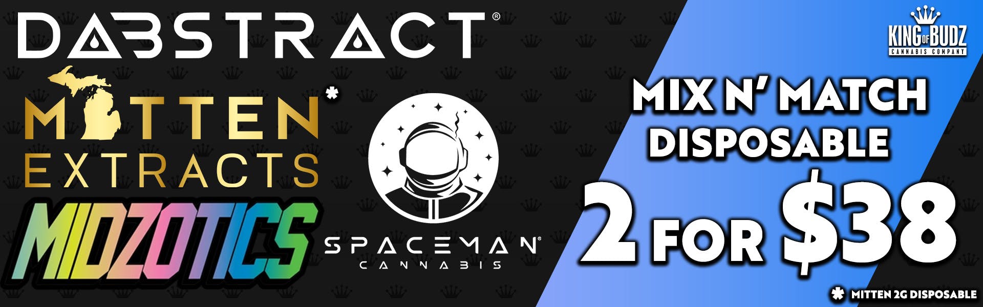 2 for $38 Disposables