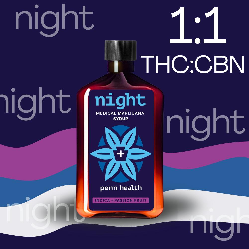 Passionfruit Night Syrup [1:1 THC:CBN] 500mg