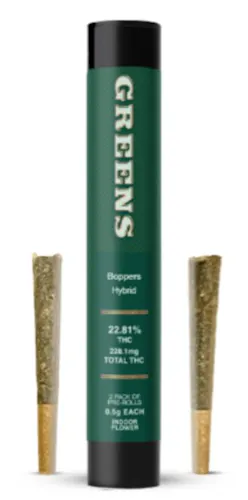 Boppers | Pre-rolls | 2pk | 1g-active