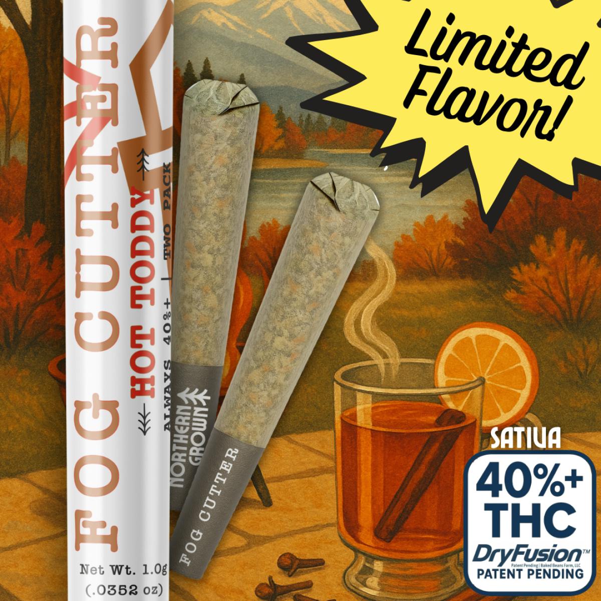 Photo of Northern Grown Fog Cutter Hot Toddy Infused Pre-roll 0.5g (2PK)