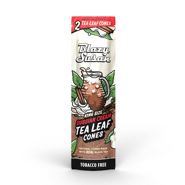 Blazy Susan Russian Cream Tea Leaf Cones - 2pk