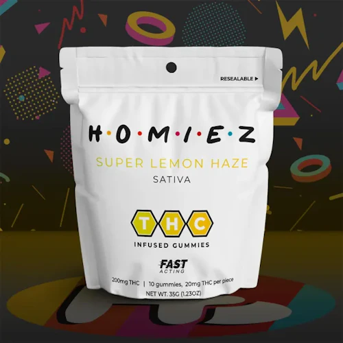 Homiez - 200mg Gummies - Super Lemon Haze