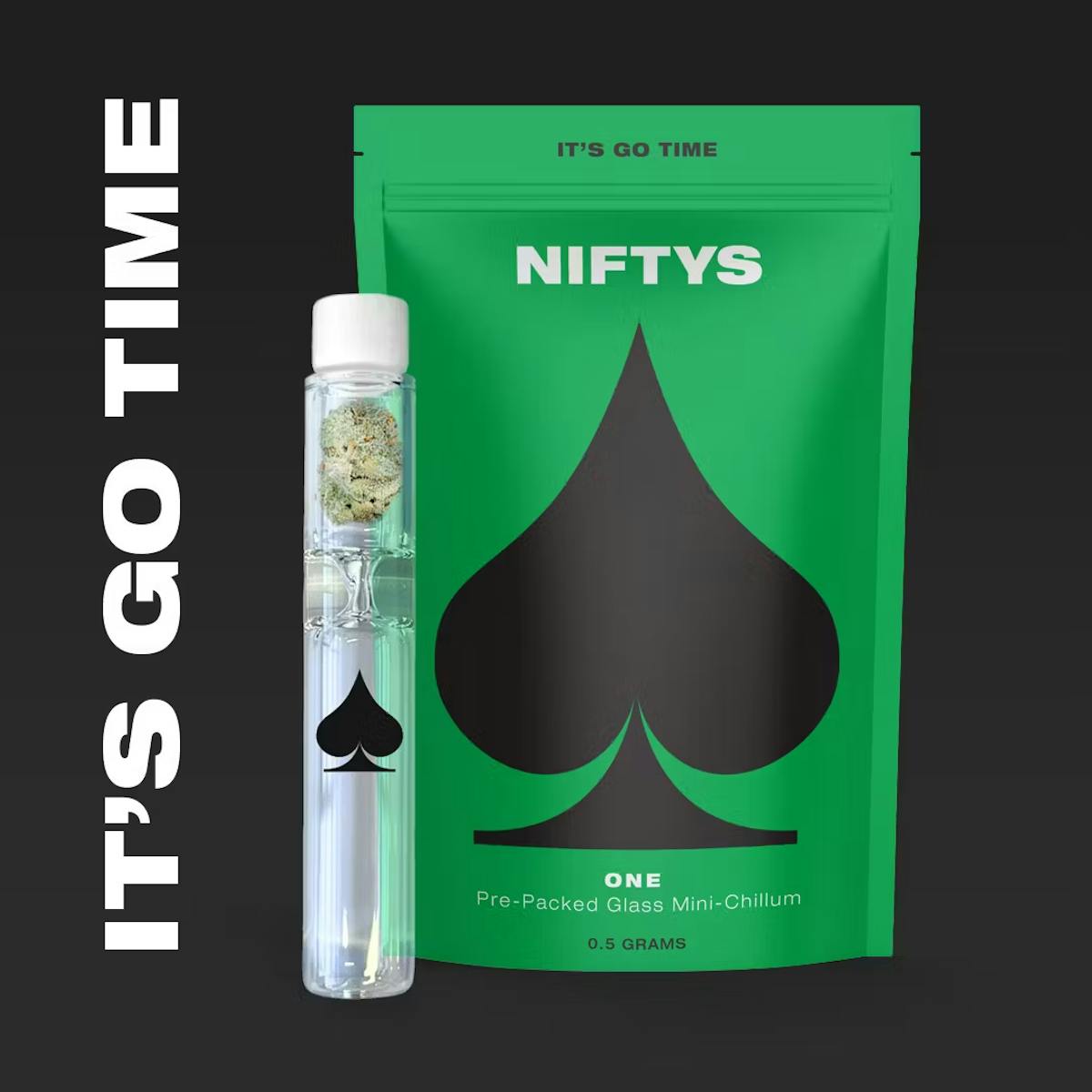 Photo of Niftys l Wookie Pie Glass Chillum Pre Roll l 1pk l 0.5g