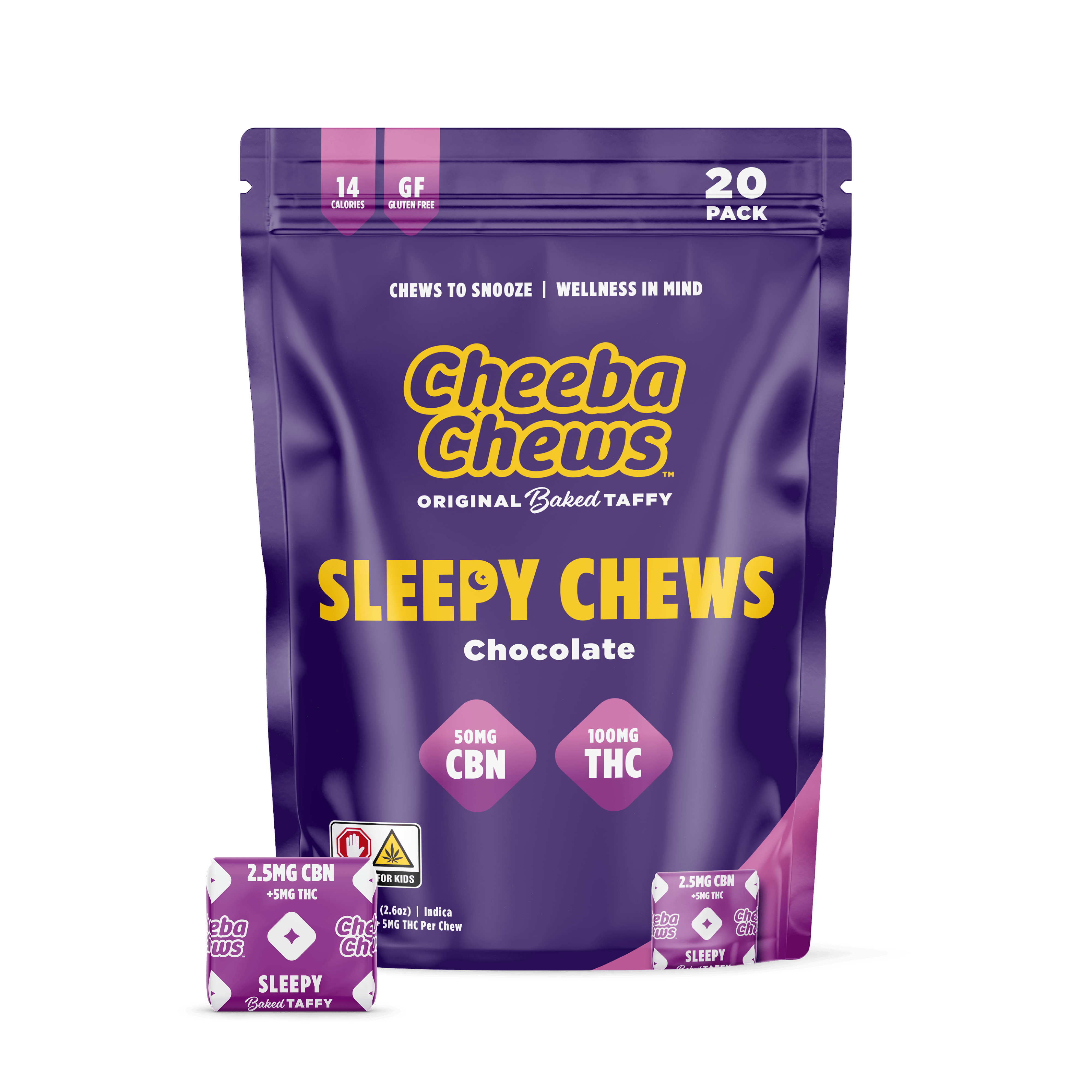 Cheeba Chews Sleepy Chocolate Taffy