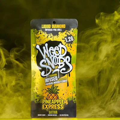 Weed Snobs - 1.2g Liquid Diamond Infused Preroll - Pineapple Express