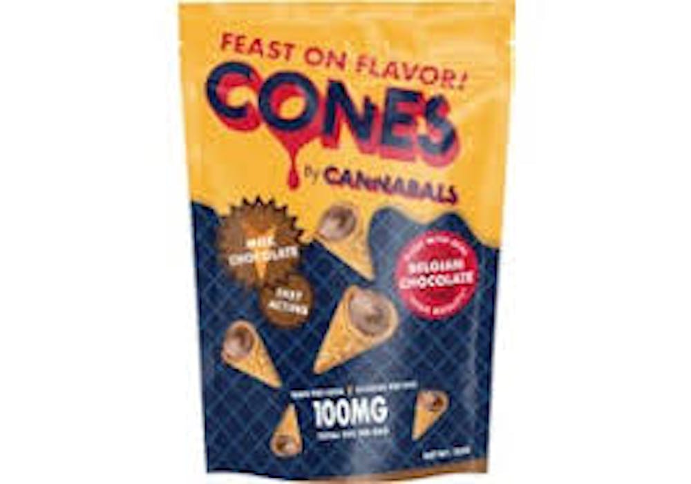 Product Cones | Milk Chocolate | 100mg | Cannabals