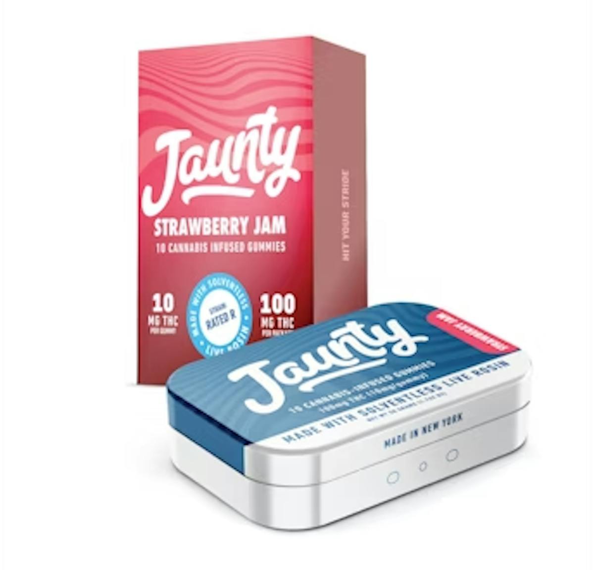 Image of Strawberry Jam | 100mg (10mg/10ct) Live Rosin Gummies