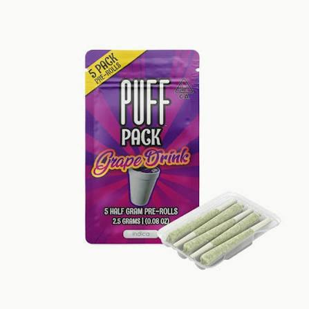 Puff | Grape Drink Prerolls | 5pk | 2.5g Puff