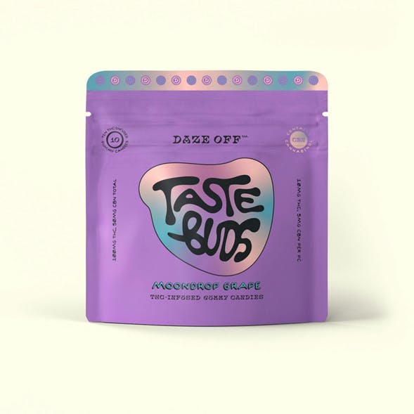 Product AZ Daze Off Taste Buds Gummies - Moondrop Grape 100mg (10pk)