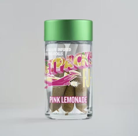 Jetpacks Pink Lemonade Infused Pre Rolls 5 Pack