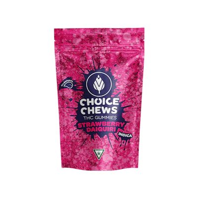 Choice Chews - 200mg Gummies - Strawberry Daiquiri (Indica)