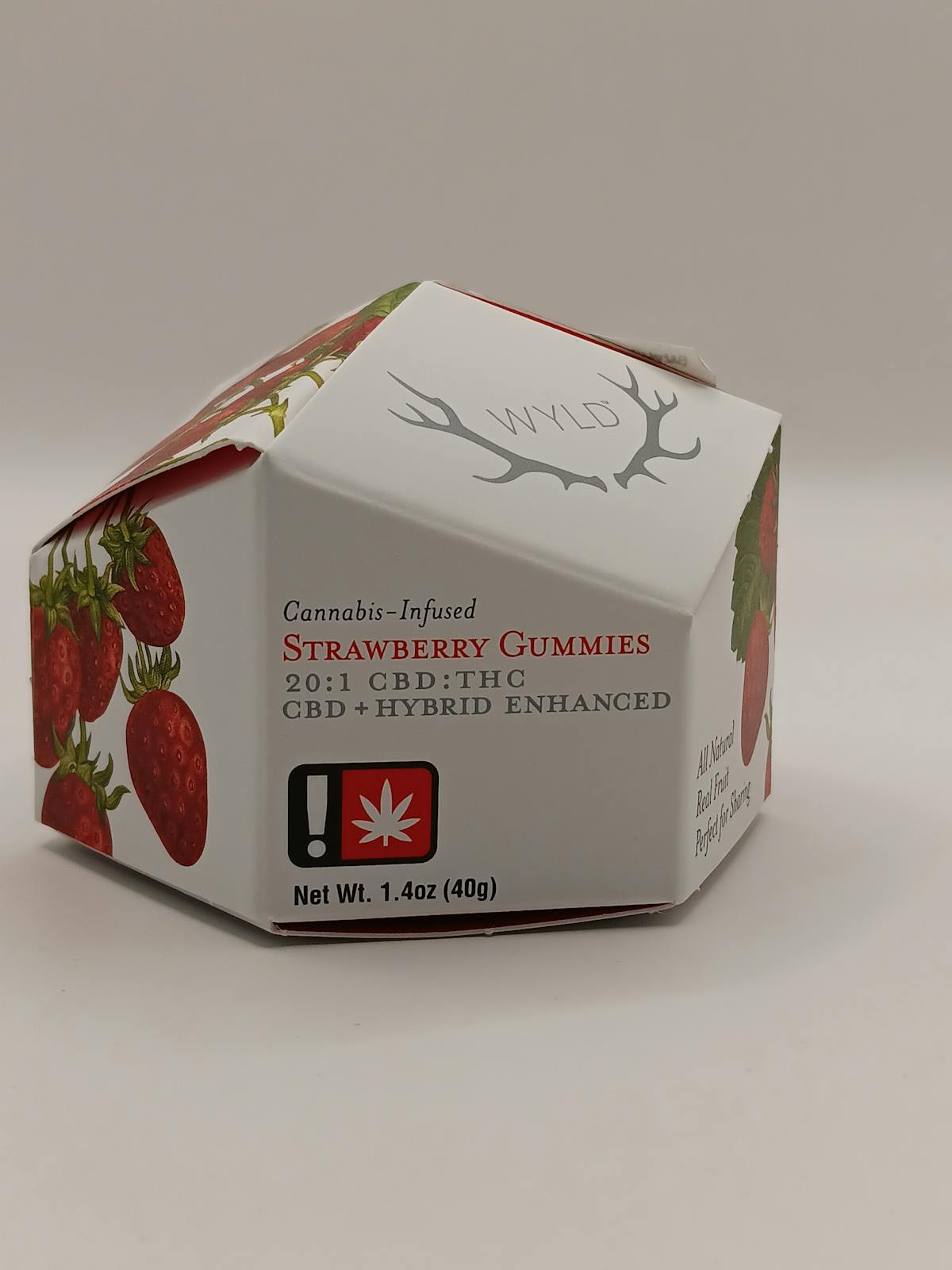 Photo of Strawberry Gummie 20:1 10MG CBD 200mg THC (Wyld)