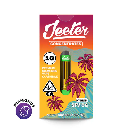 SFV OG Premium Diamonds Vape Cartridge | 1g-active