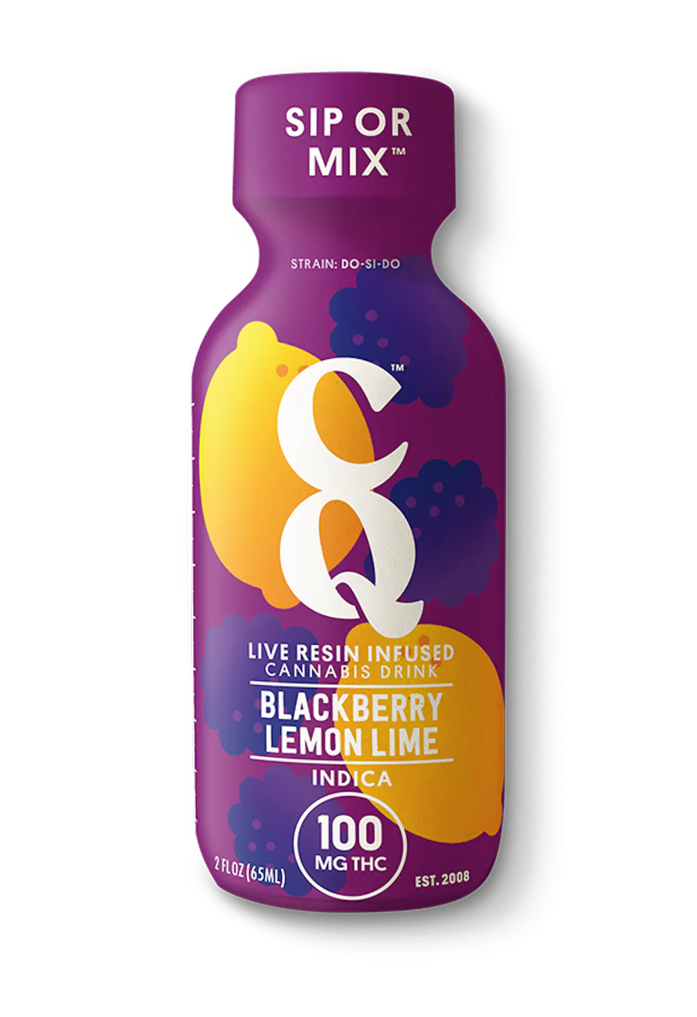 Product CQ - Blackberry Lemon Lime - 2oz shot - 100mg