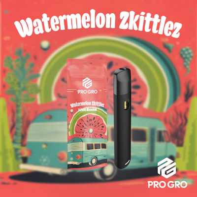 Watermelon ZKZ 1g Live Resin Disposable - DISPOSABLES by Pro Gro at King of Budz