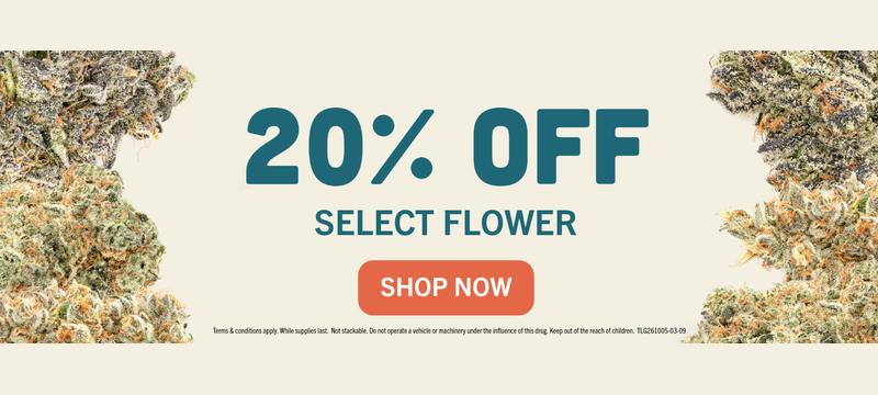 20% OFF FLOWER SALE