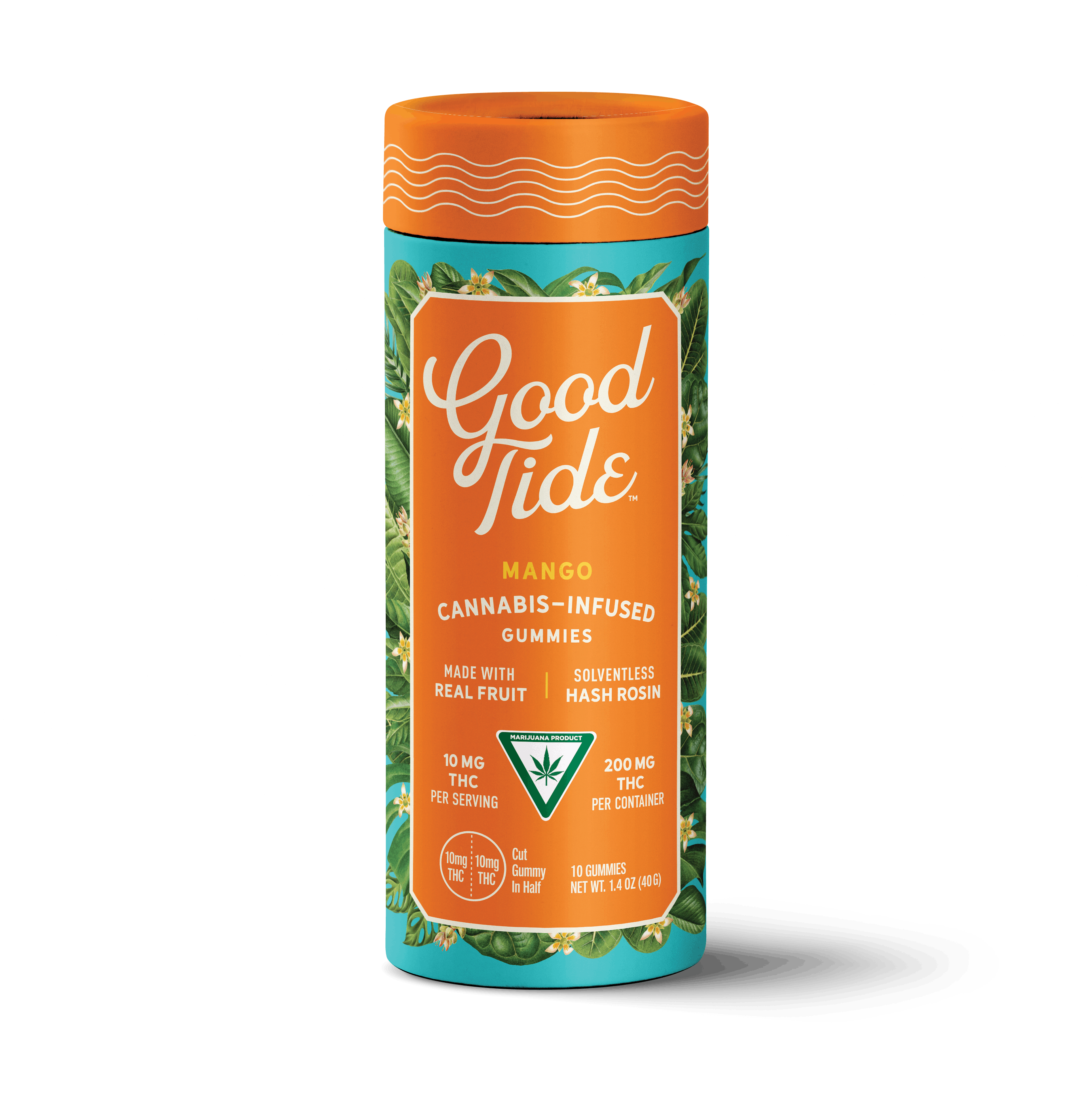 Product: Good Tide | Hash Rosin Gummies - Mango (Indica) - 200mg