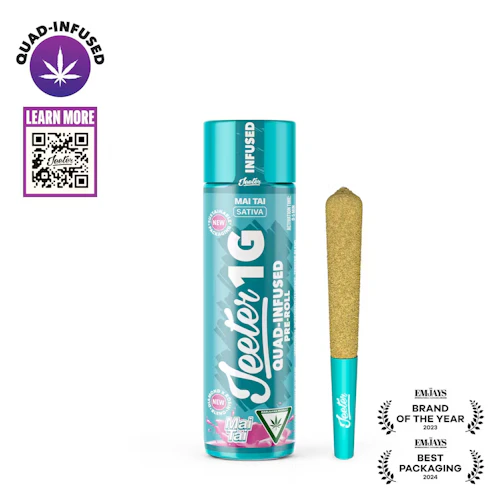 Jeeter - 1g Quad Infused Preroll - Mai Tai