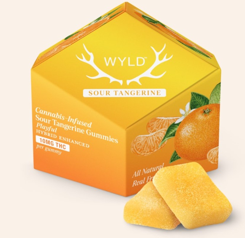 WYLD Sour Tangerine Gummies 100mg