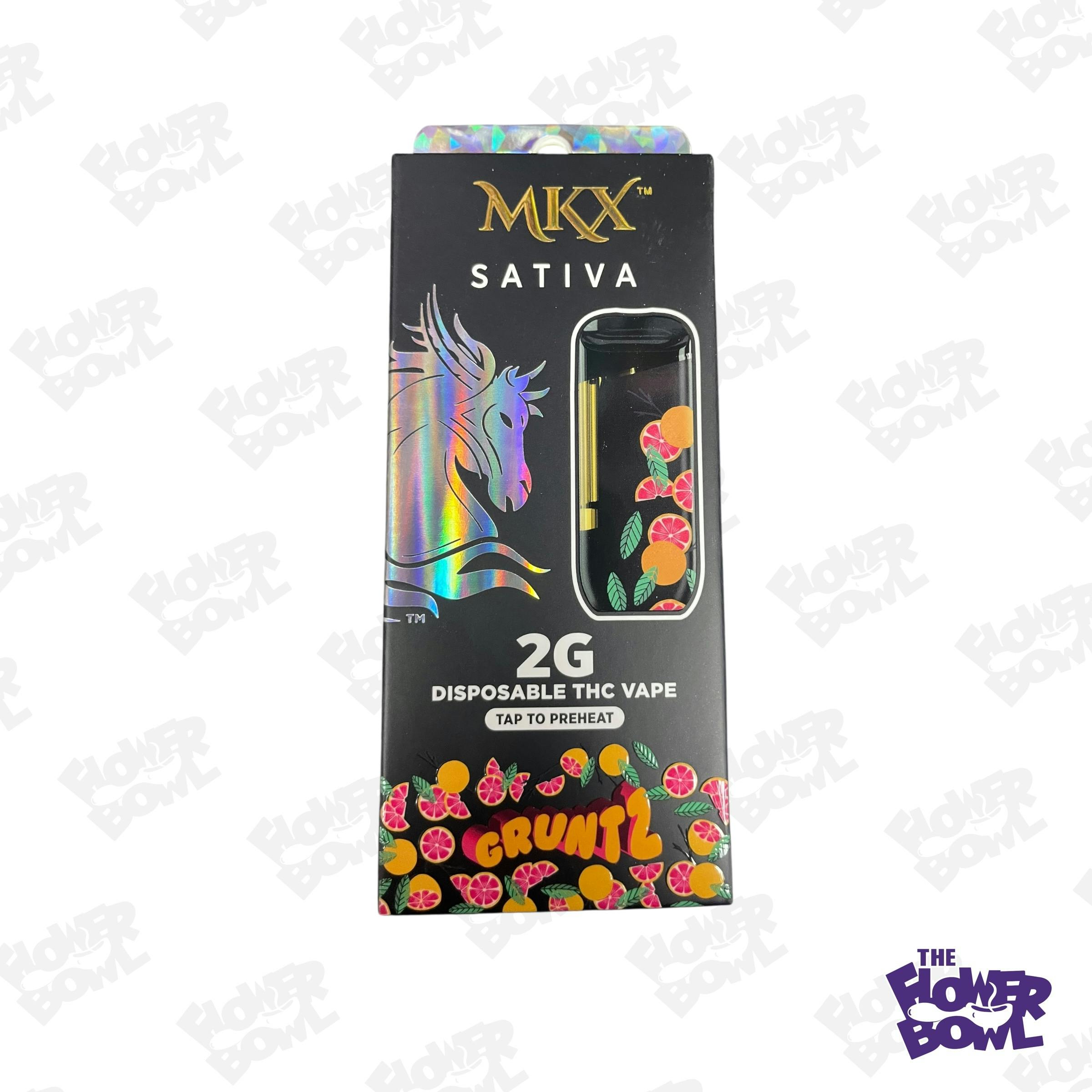2g disposable thc vape MKX - Gruntz 2g Disposable texas-vape-store Flavor:Tobacco Cream High-Quality, Discreet Vape Battery