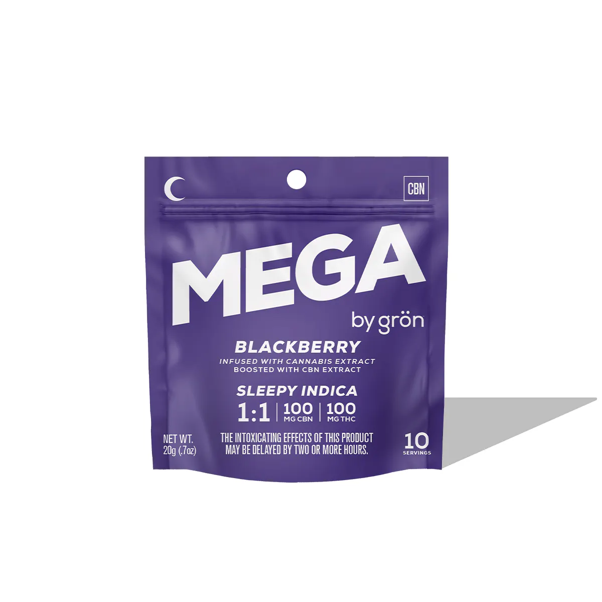 1:1 Blackberry MEGA - CBN/THC - Sleepy Indica | Gynsyng REC