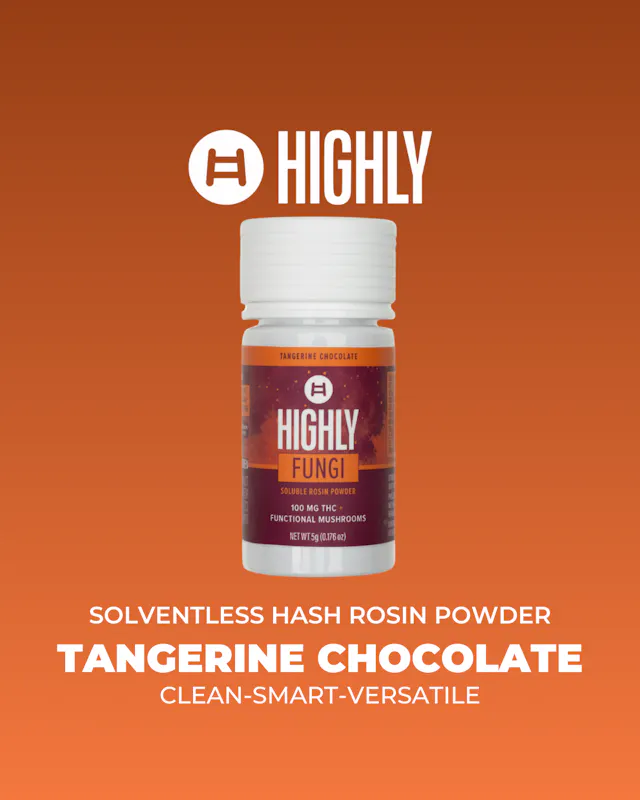 Highly Soluble Rosin Powder Zen Tangerine Chocolate 100mg (hybrid, dissolvables, .1g)