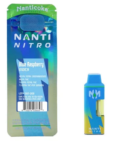 Nanticoke Nitro - Blue Raspberry Disposable Vape - 2g