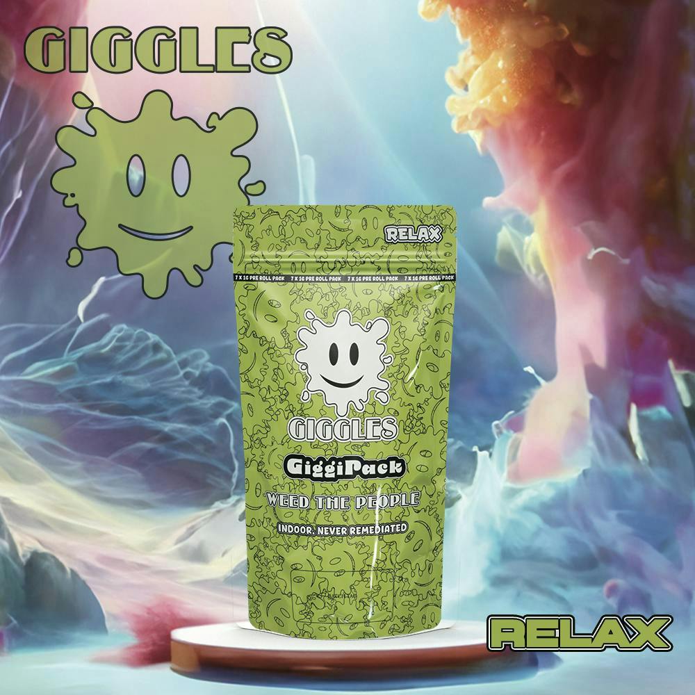 Giggles - 7-Pack 1g Prerolls - BOG Walker