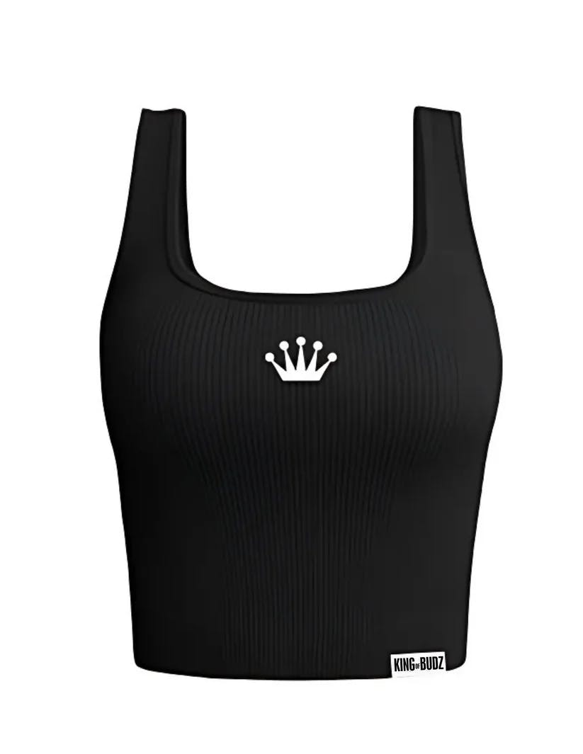 Buy KOB - Crown Tank Top - Black Size XS Accessories Cannabis