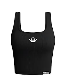 KOB - Crown Tank Top - Black Size M