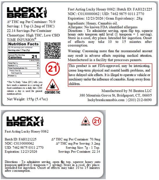Fast Acting Lucky Honey 0062 | Shangri-La Norwalk CT AVE