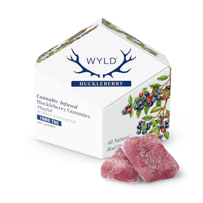 WYLD - 100mg Gummies - Huckleberry - EDIBLES by Wyld at King of Budz
