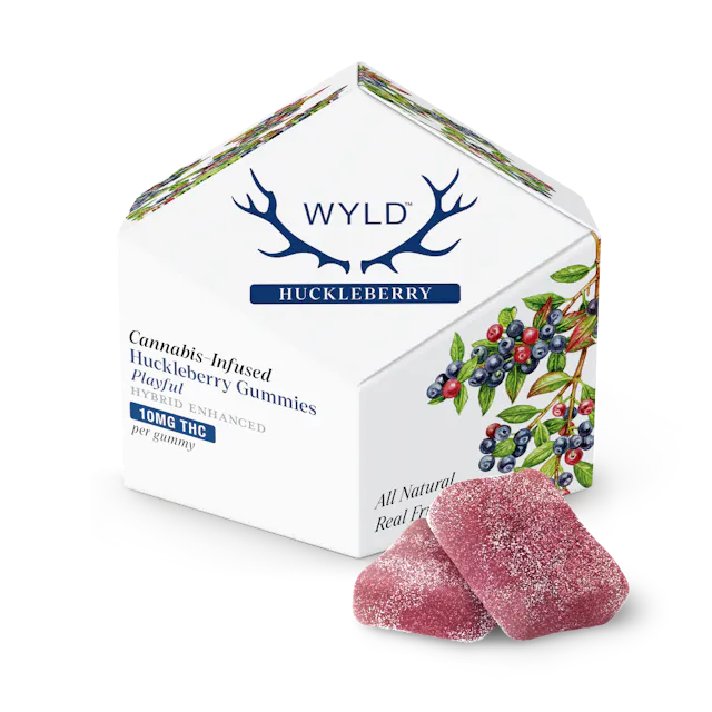 Wyld Huckleberry Hybrid Enhanced Gummies