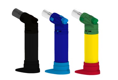 Pure torch lighter - rubberized