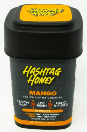 Product Gummies Live Resin | Mango (S) | 10mg | Hashtag Honey