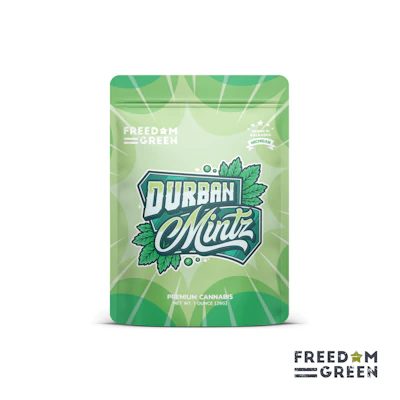 Freedom Green - 28g Prepack Shake - Durban Mintz - FLOWER by Freedom Green Farms at King of Budz