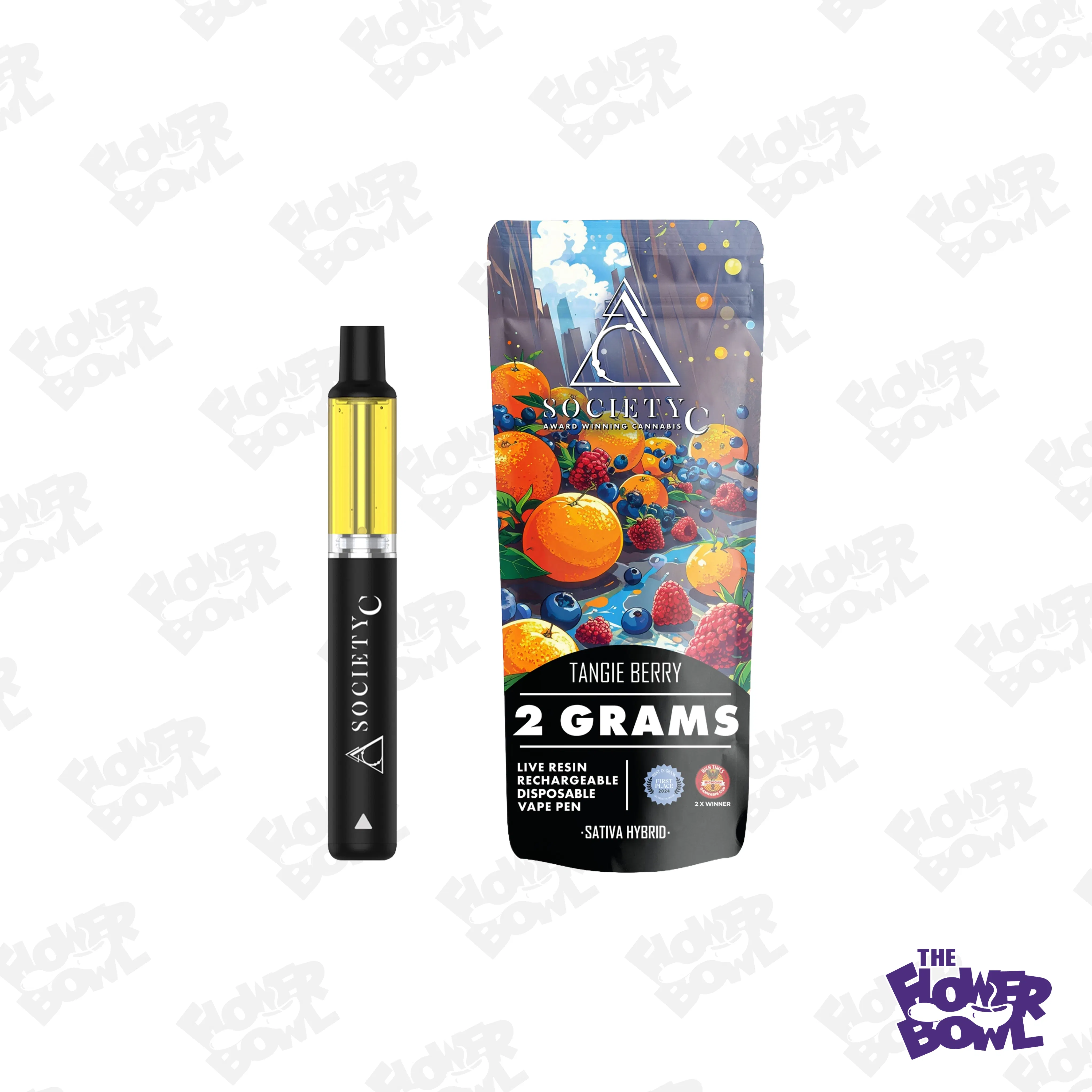 Society C: Tangie Berry 2G Live Resin Disposable in Inkster, MI