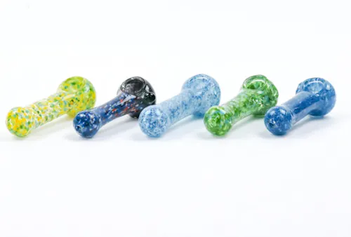 Handheld Glass Pipe 4.5′ – Assorted Colors-1